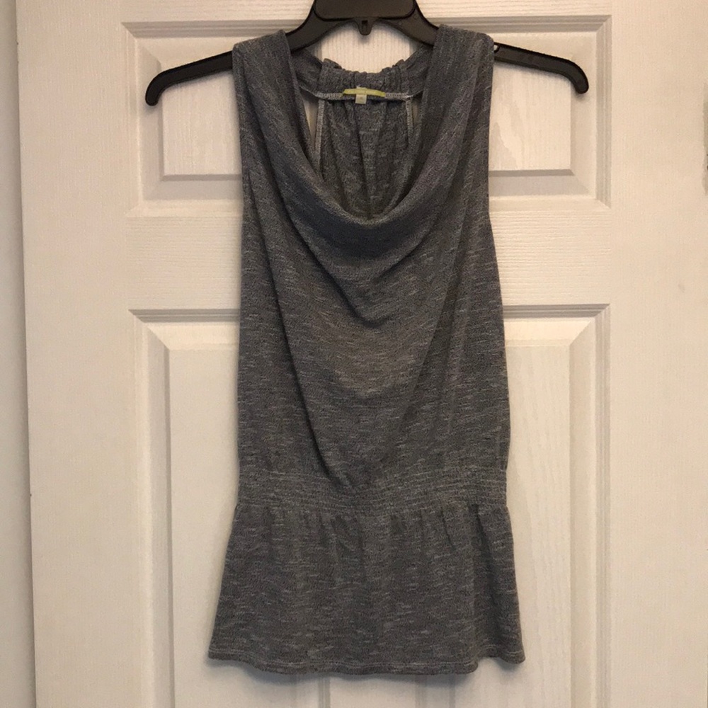 Gianni Bini gray tank top cowl neck size medium